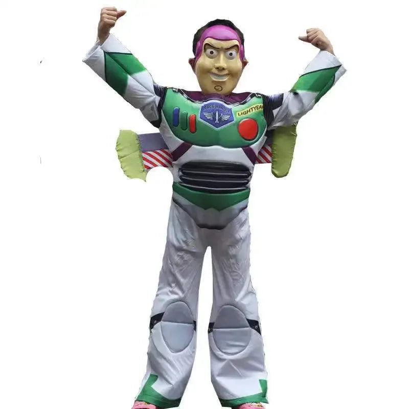 Children's Cosplay Costume One-Piece Suit Cowboy HUOYU Halloween Cartoon Character Animation Role-playing Outfit